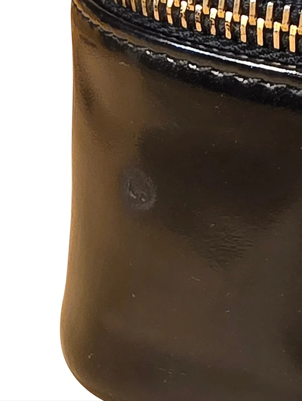 CHANEL PATENT LEATHER VANITY CASE